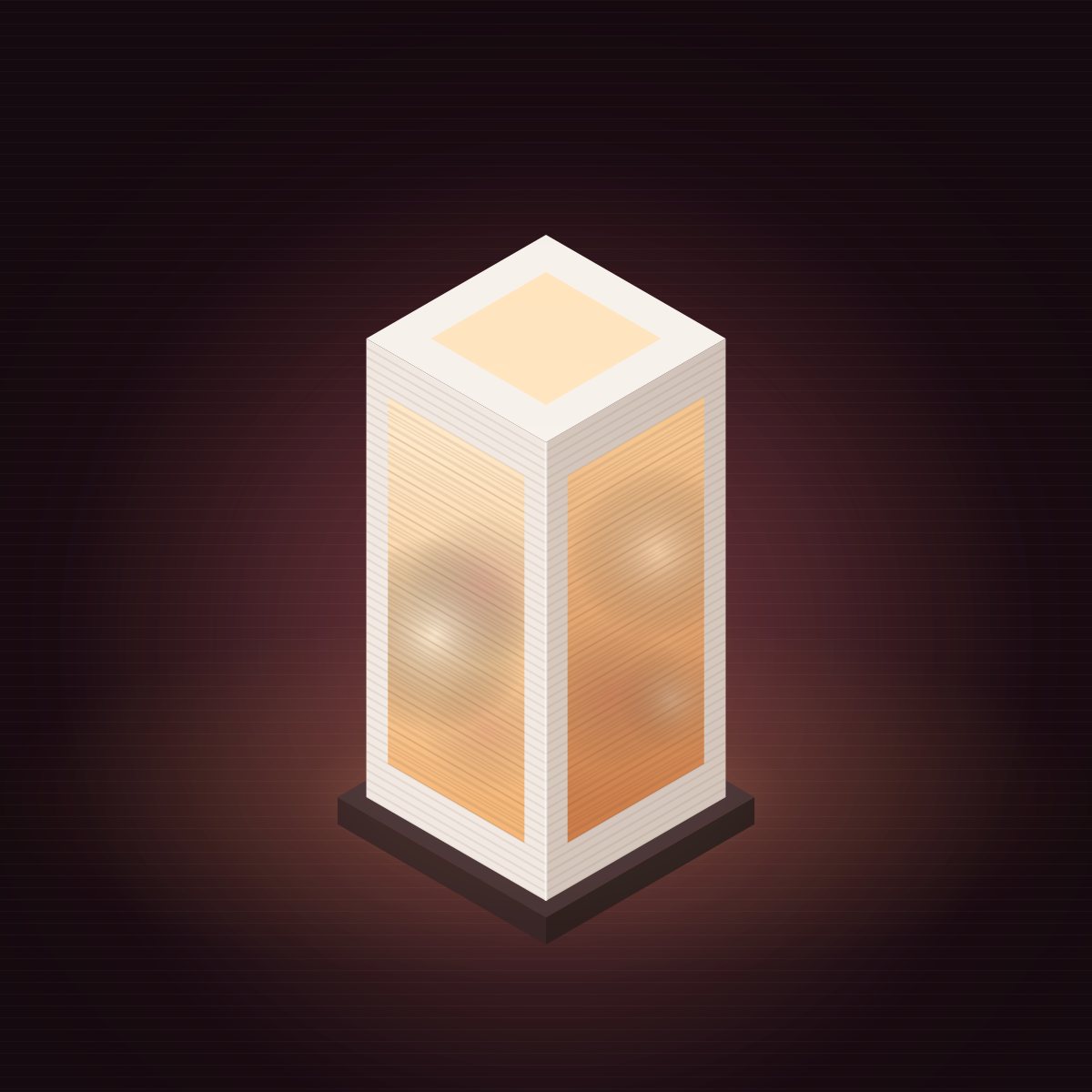 Coming soon: Printisty Custom 4-Side Photo Lamp — a glowing four-sided lamp with personalised photo panels (concept render)